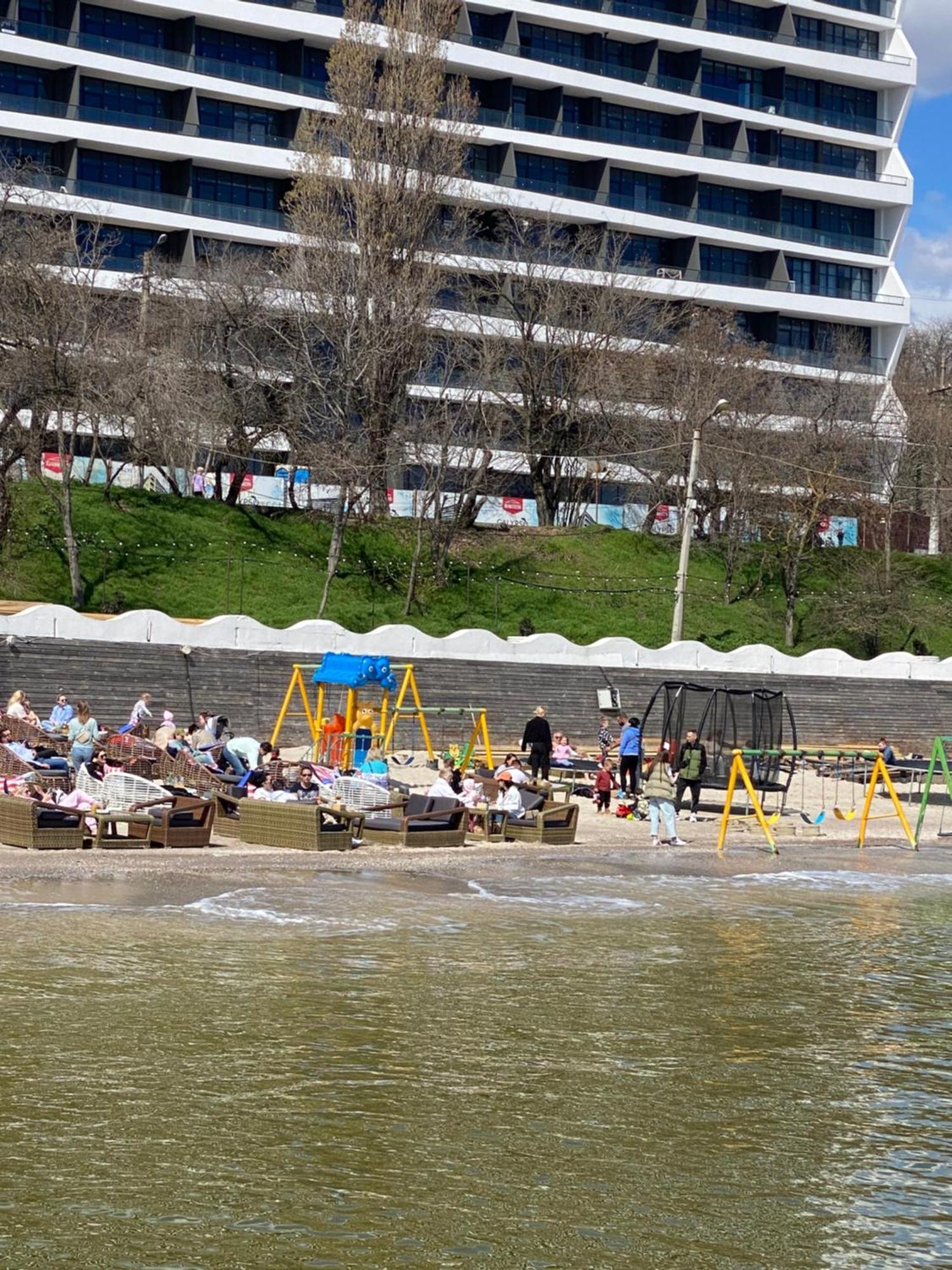 Одесса Калипсо У Моря На Пляже-Однокомнатные Апартаменты 24 Метра Exterior foto